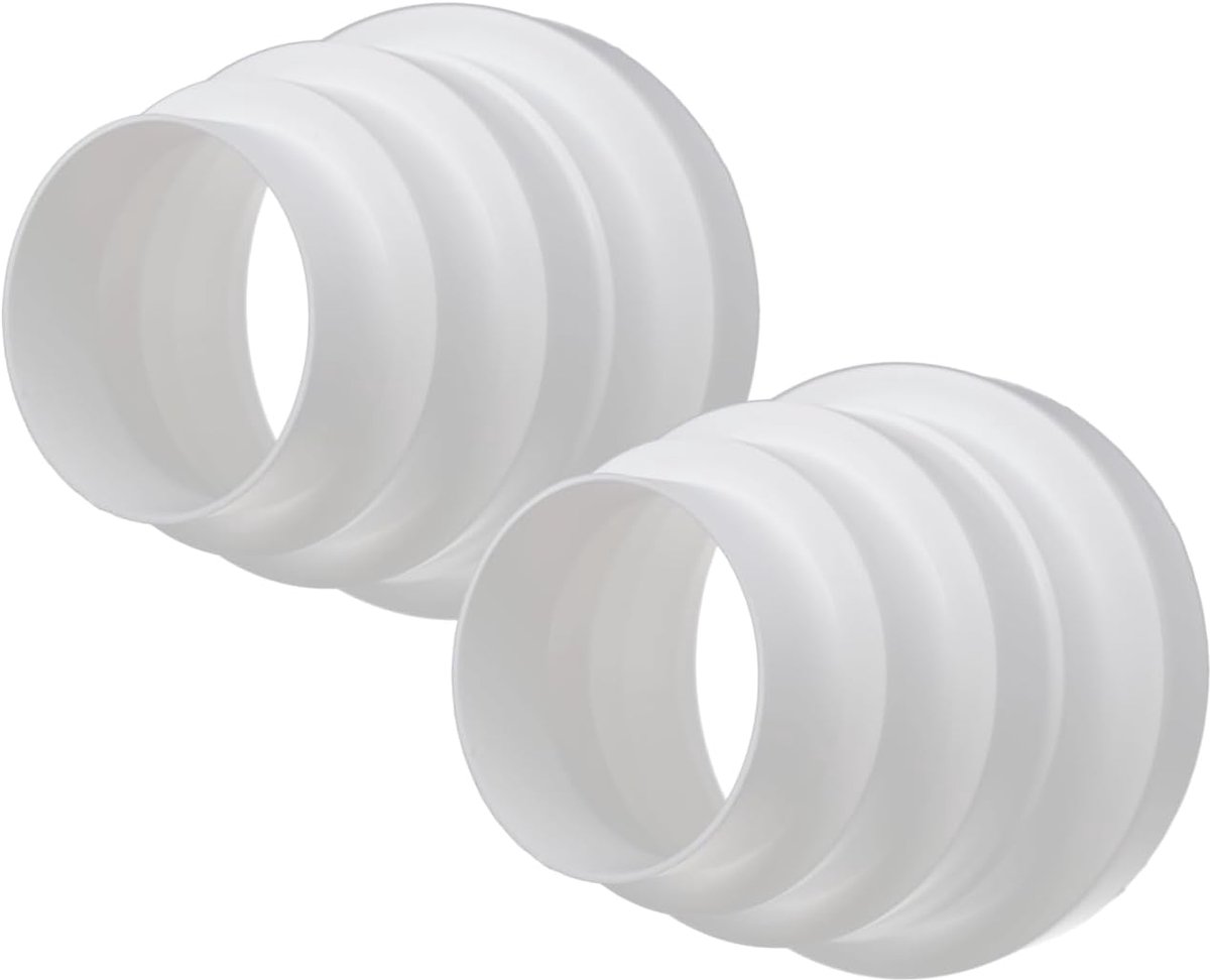 Ventilatiebuis reducer 80-150 mm - PVC adapter - universeel - geschikt voor afzuigventilator - ShopVlot