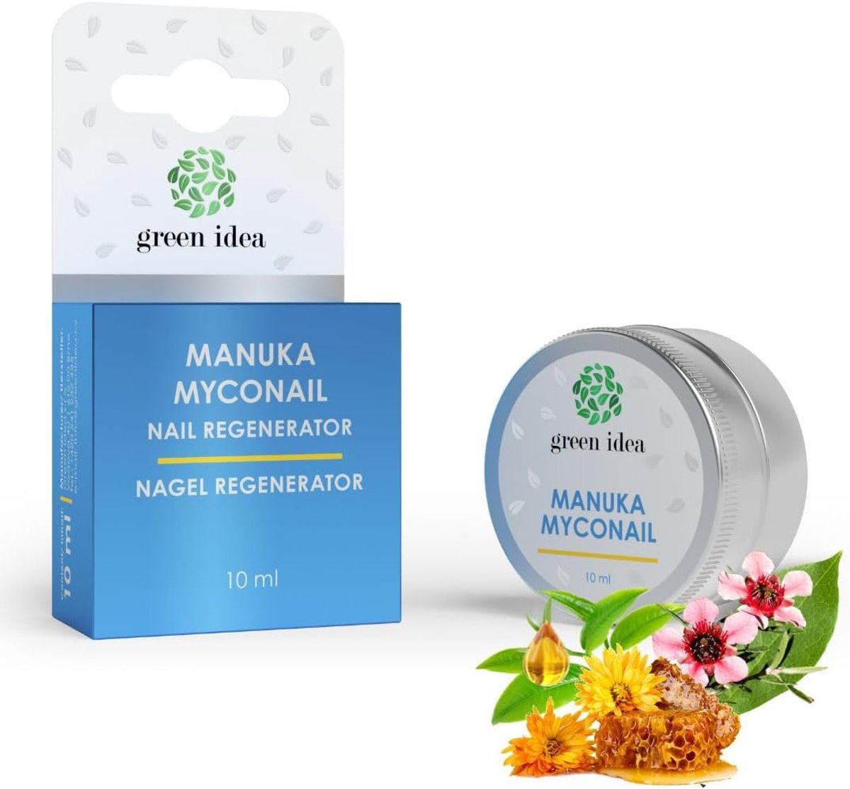 Nagelcrème - 10 ml - natuurlijke manuka en tea tree olie - tegen schimmelnagels - intensieve regeneratie - ShopVlot