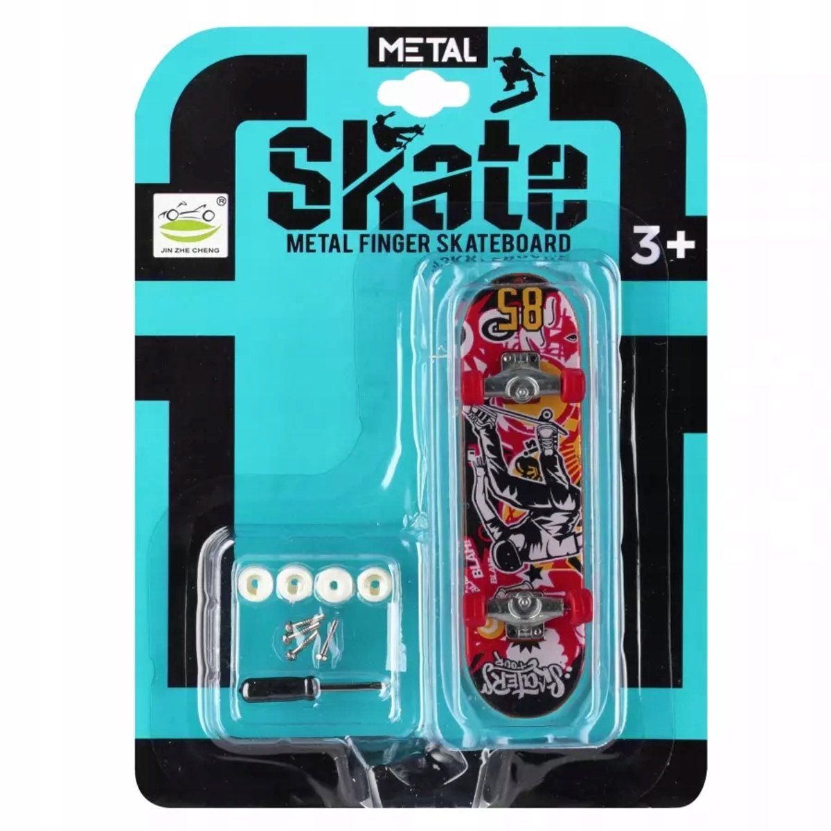 Mini Fingerboard Set: Skateboard voor Vingers met Gereedschap Various