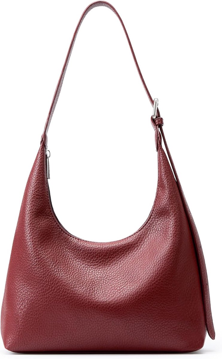 Tote bag - vegan leer - met rits - perfect voor casual uitjes - SnelShoppen