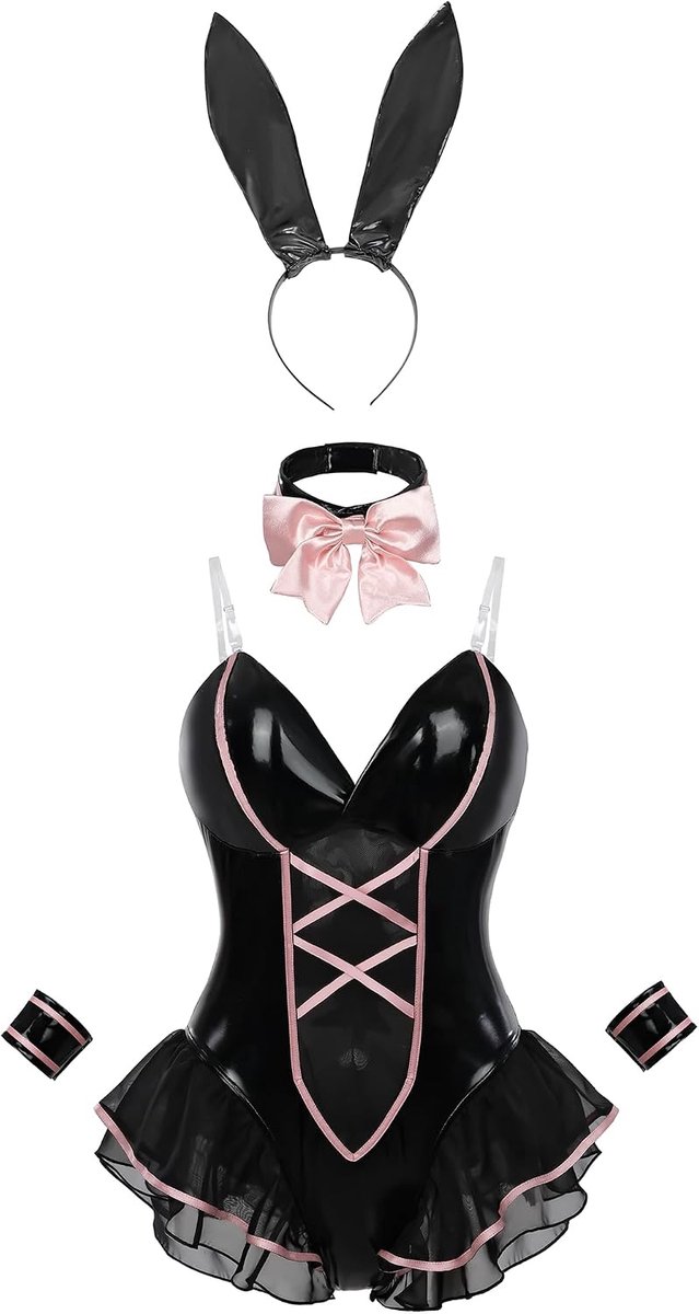 Bunny-kostuum voor vrouwen - Sakurajima Mai - cosplay-kostuum met oren - perfect voor anime-feesten - SnelShoppen