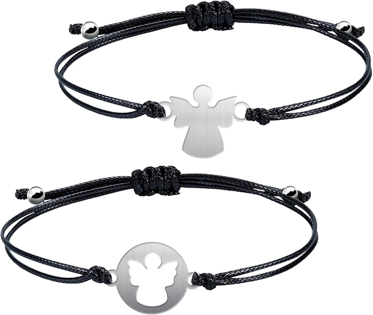Schoolarmbanden set van 2 - kleurrijke en duurzame kinderarmbanden - perfect voor de eerste schooldag - SnelShoppen