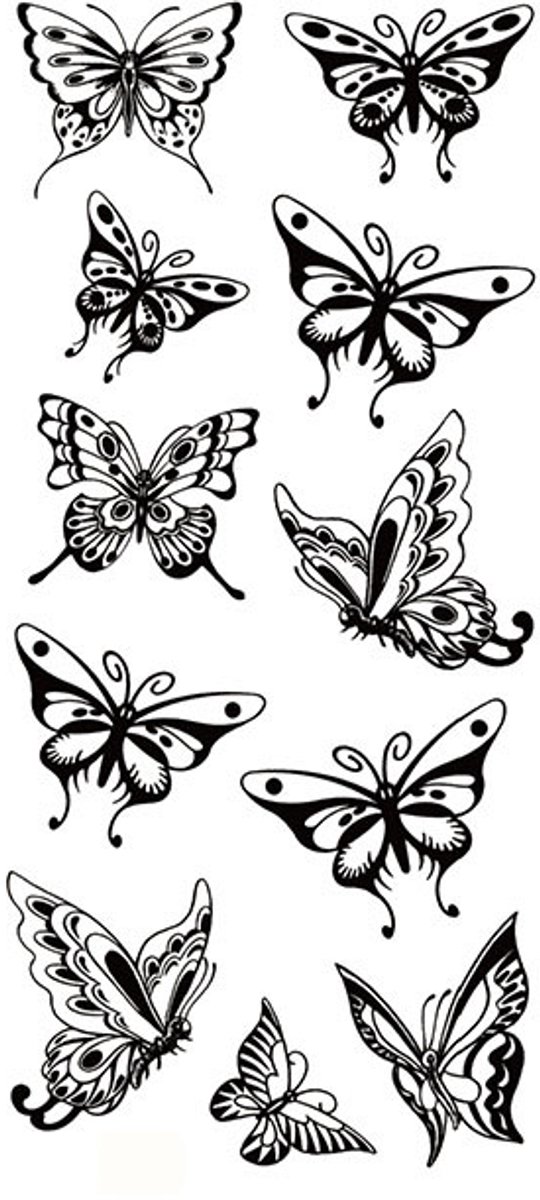 Tijdelijke tattoo Nightwing Elegance 3 dagen