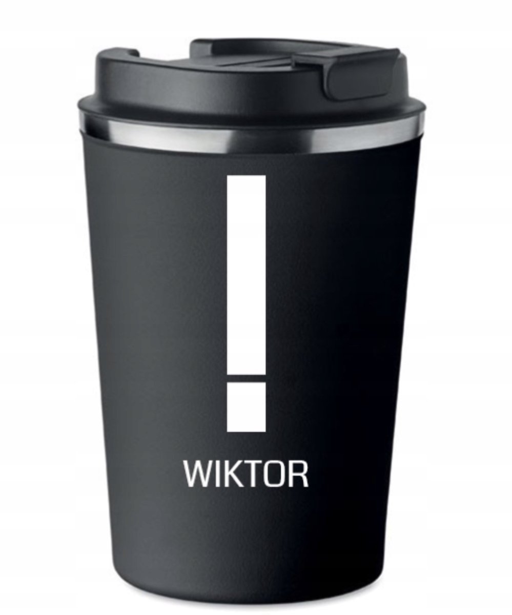 Merkloze Thermosmok met Gepersonaliseerde Tekst - 350ml