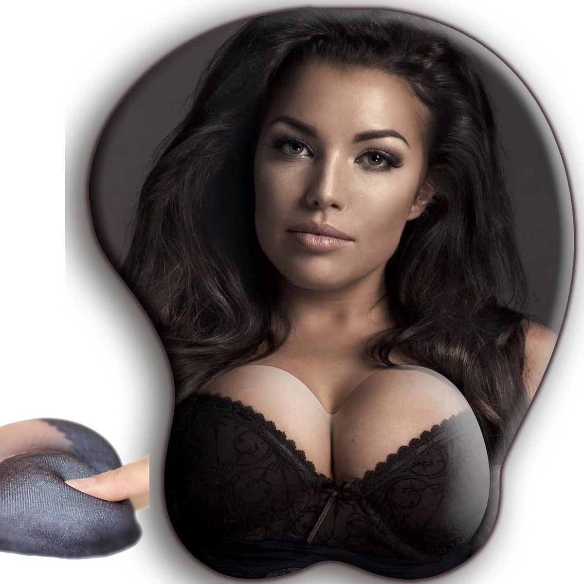Muispad met handsteun - siliconen - non-slip - ergonomisch comfort voor kantoor - ShopVlot