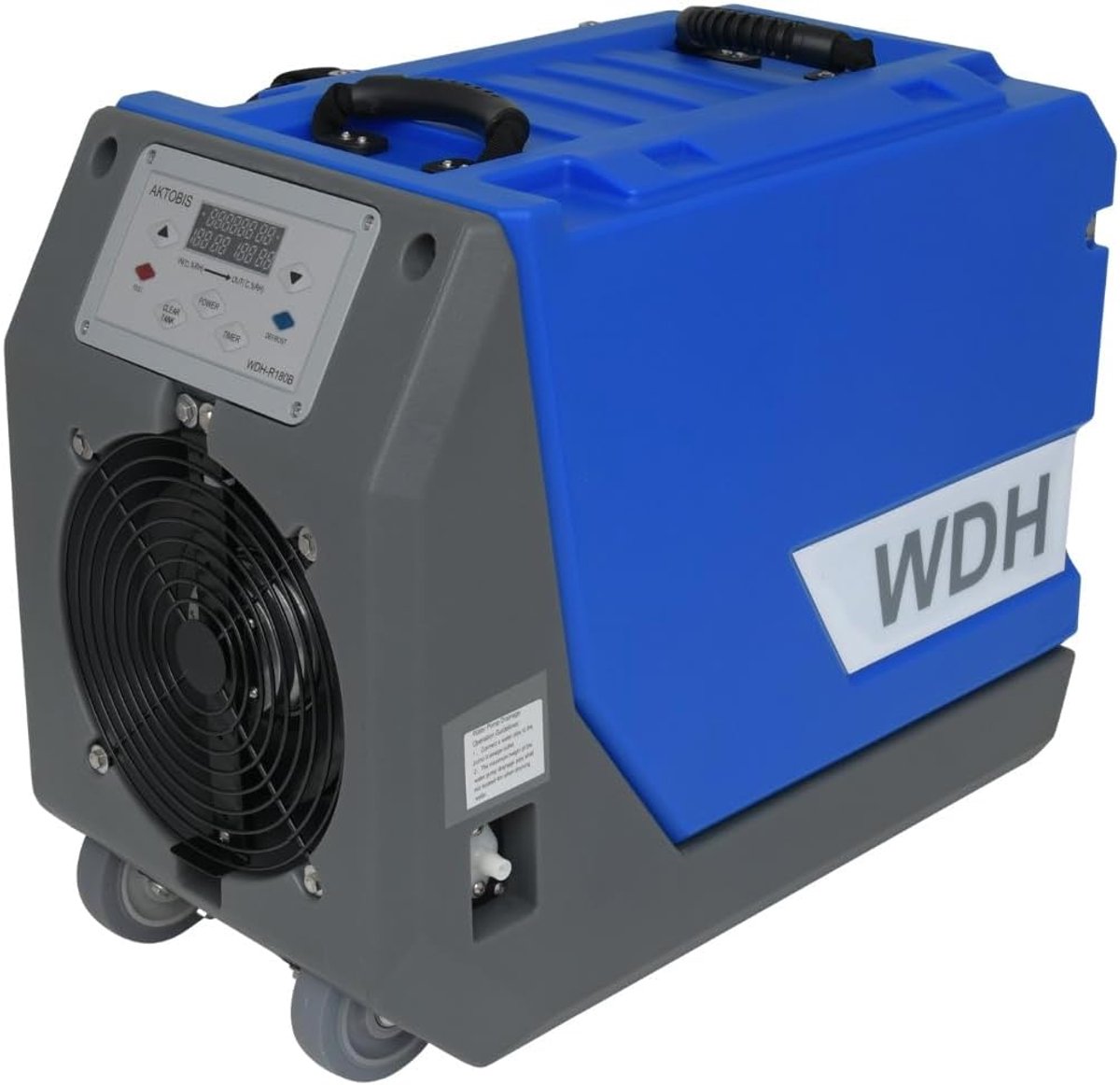 Ontvochtiger 70 L/d - met pomp - hygrostaat - ideaal voor continue gebruik - ShopVlot