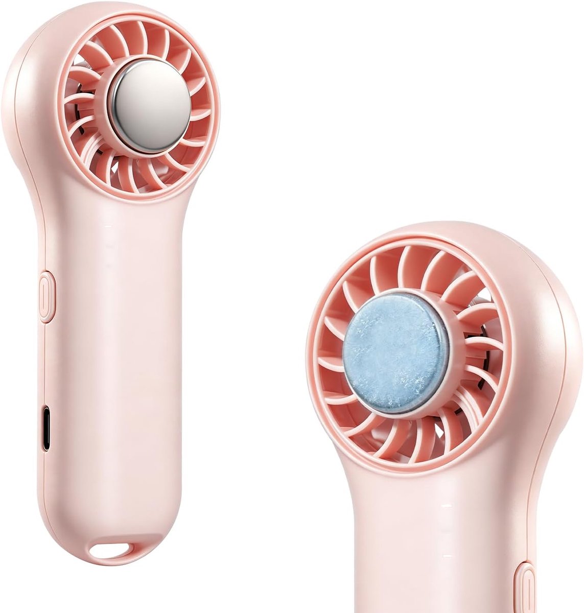 Handventilator met koelfunctie - draagbaar - 4 snelheden - ideale reisventilator - ShopVlot