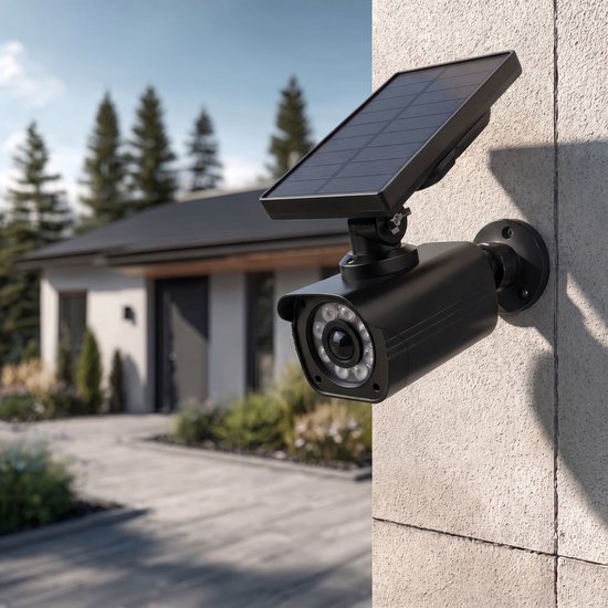 Dummy camera op Zonne-energie - SOL1800S/B - LED-knipperlicht - 2 stuks — afbeelding 3