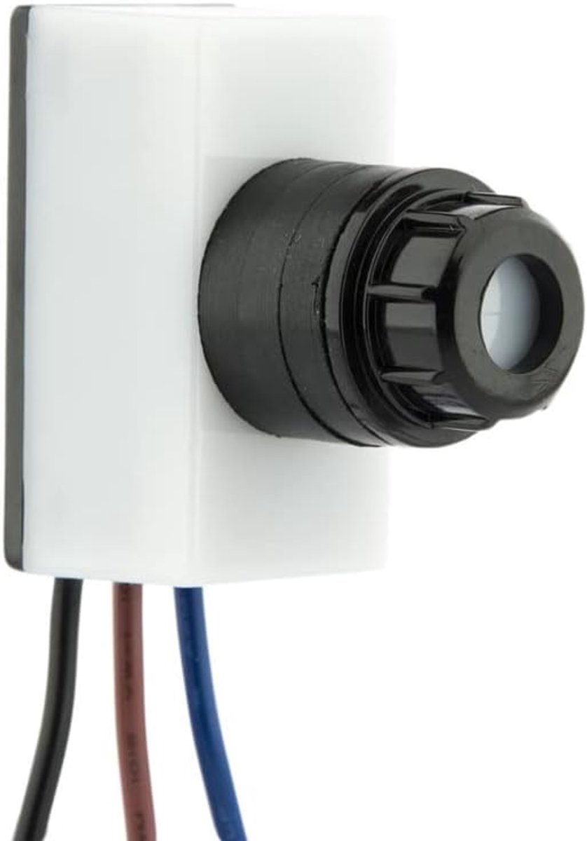 Inbouw schemerschakelaar IP55 - compact formaat - weerbestendig - automatische verlichting - ShopVlot