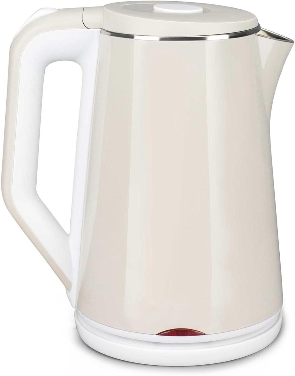Elektrische Waterkoker - Thee Ketel - Snel Water Koken - Roestvrij Staal - 1.8 Liter - Zilver
