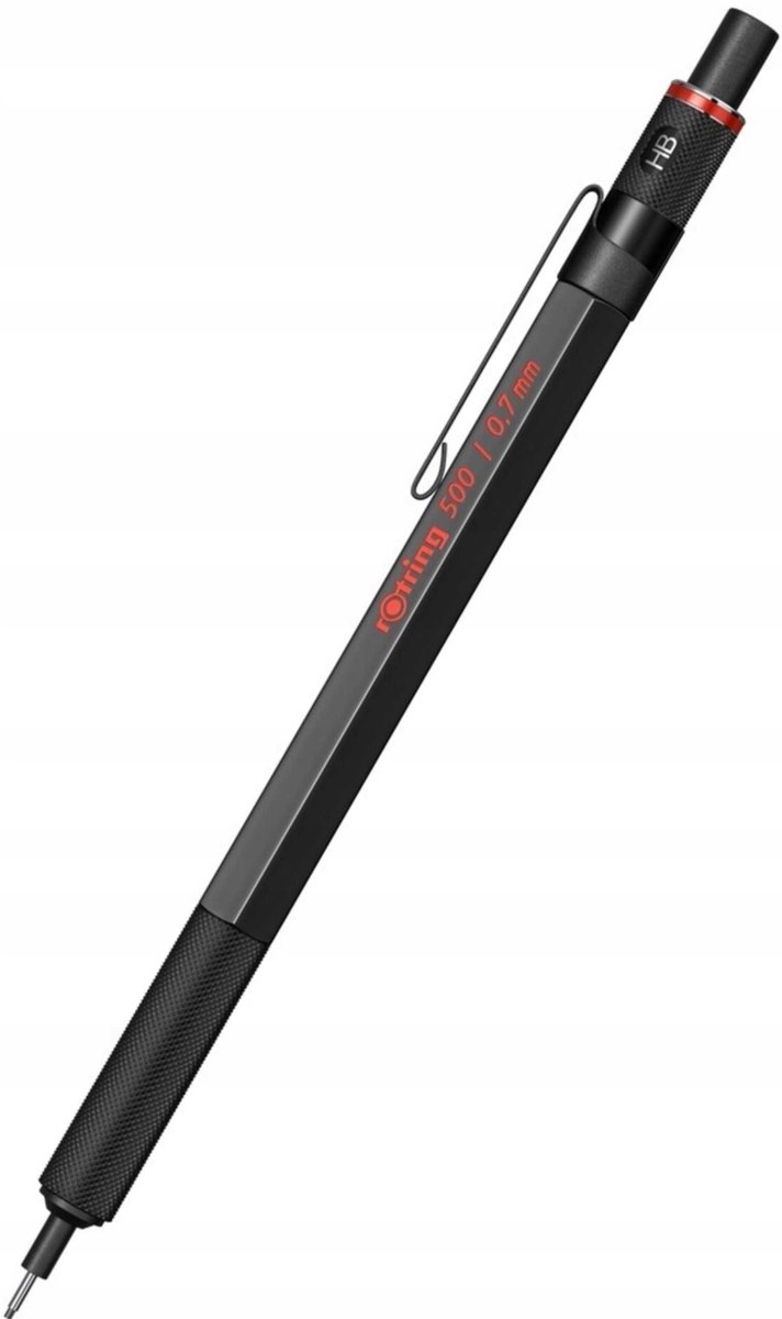 Merkloos Mechanische potlood 0.7mm zwart, ideaal voor schetsen en tekenen
