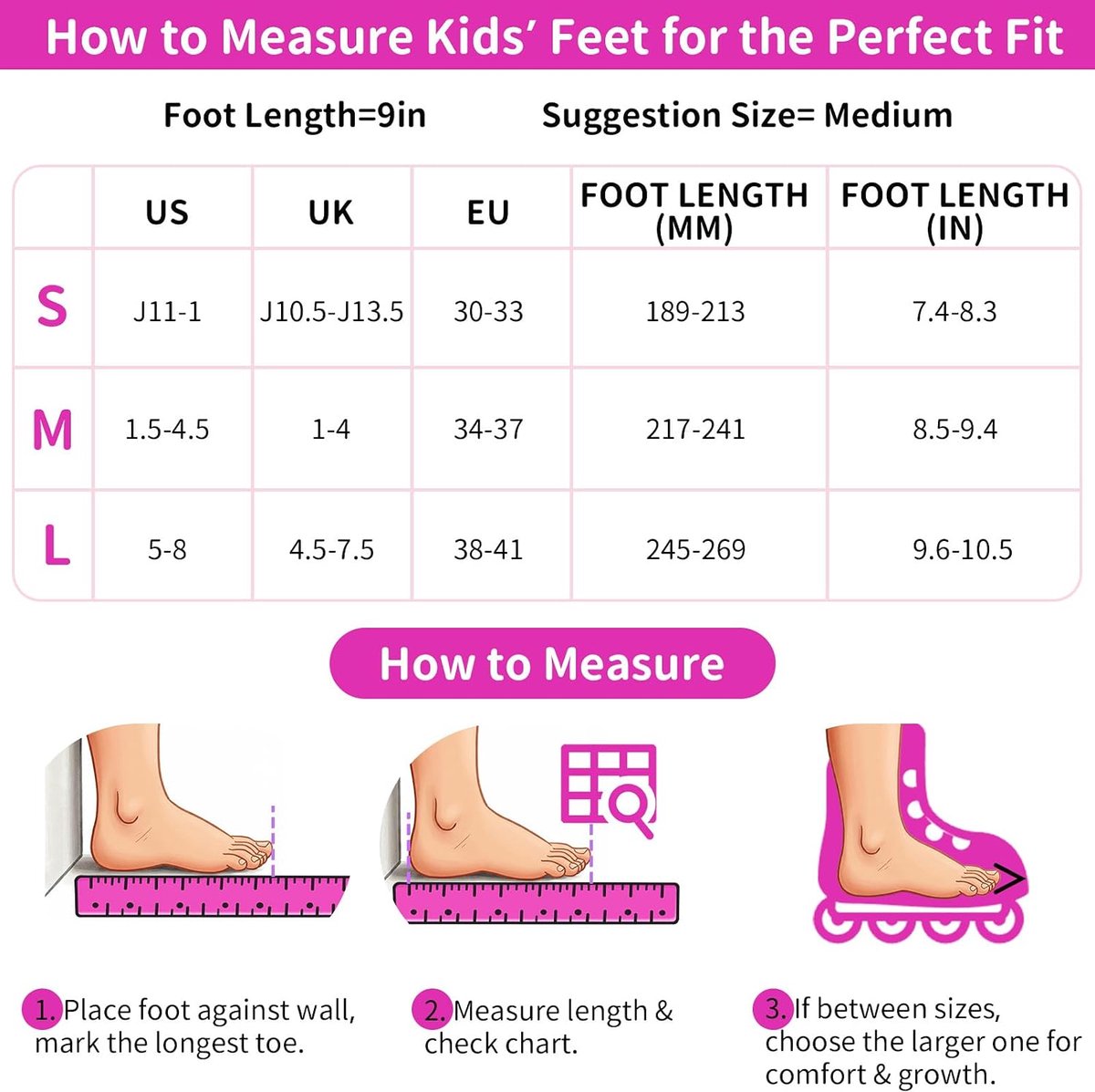 Inline skates voor kinderen - verstelbaar in 4 maten - met kleurrijke LED-wielen - leuk voor beginners - ShopVlot