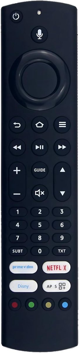 Afstandsbediening CT-8566 - Vervangend model - Voor Toshiba TV's - Gebruik zonder programmeren - ShopVlot