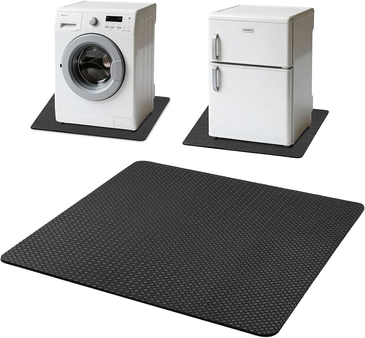 Antivibratie mat 60 x 60 cm - dubbele zijde - niet-slip - bescherming voor wasmachine en droger - ShopVlot