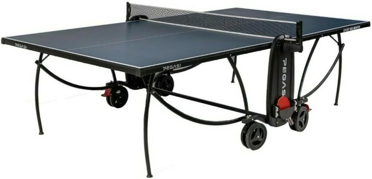 Tafeltennistafel 800 Indoor Blauw - Sportief design - Geschikt voor jong en oud - Thuisgebruik - ShopVlot