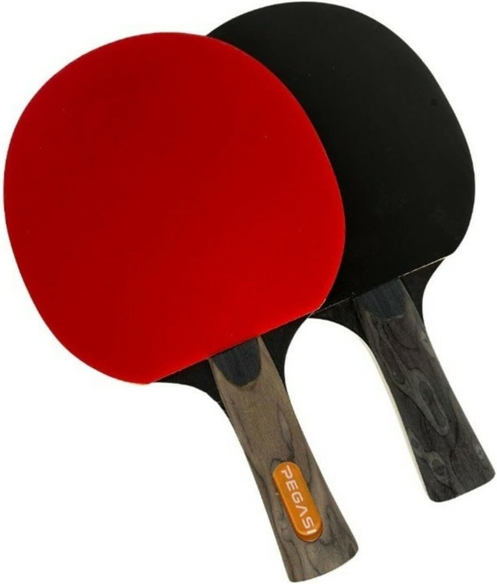 Tafeltennisbat 5 ster Specialist - 1.9mm spons - gladde pim-in rubber - offensief spel - ShopVlot