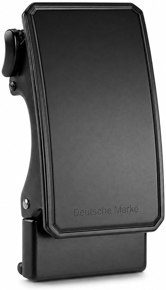 Automatische riemgesp zwart - metalen ratelgesp - traploos verstelbaar - perfecte gesp voor leren en nylon riem - ShopVlot