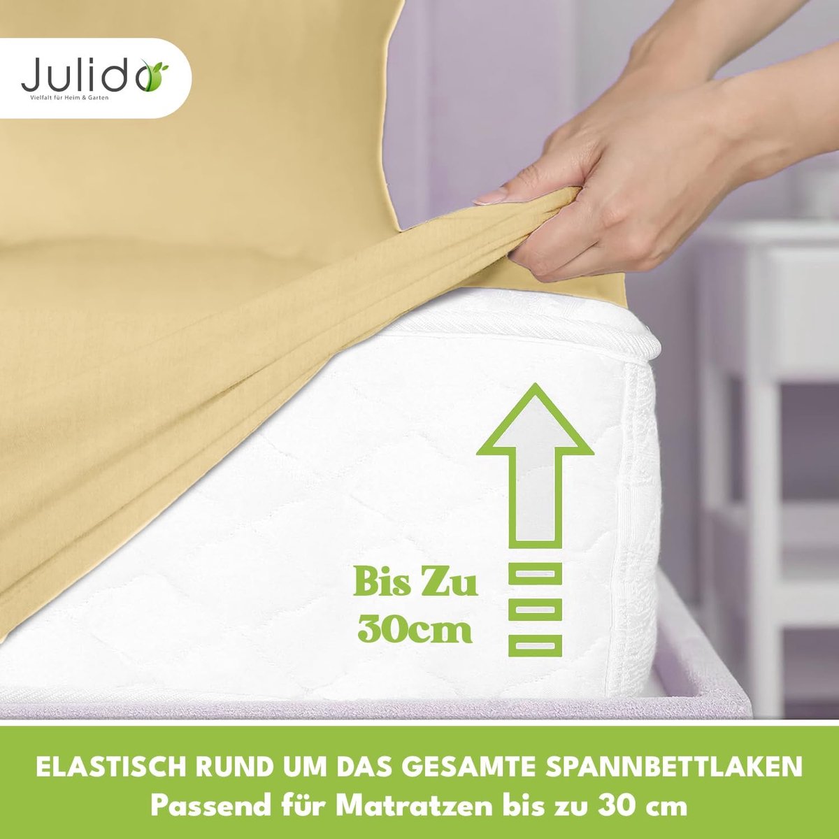 Fitted sheet 140-160 x 200 cm - katoen - Oeko-Tex Standard 100 - perfecte pasvorm voor een goede nachtrust - ShopVlot