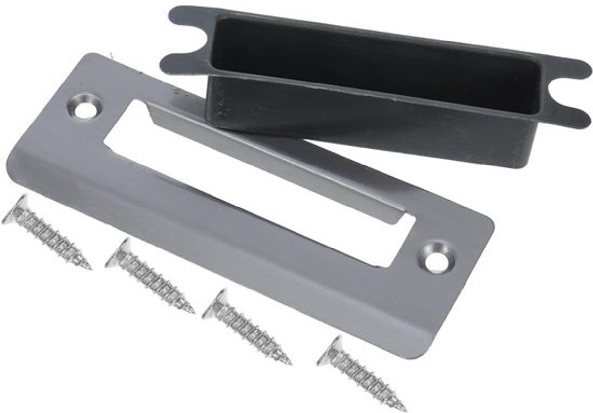 Sluitplaten Deurkozijn - Deur Reparatie Plaat - Deur Beveiligen - Roestvrij Staal - 10.5 cm - Multi