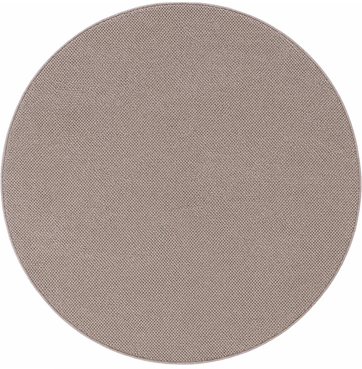 Dutch XXL Rond Effen Vloerkleed | Tapijt | Helix | Ribbels | Beige | 200x200 cm