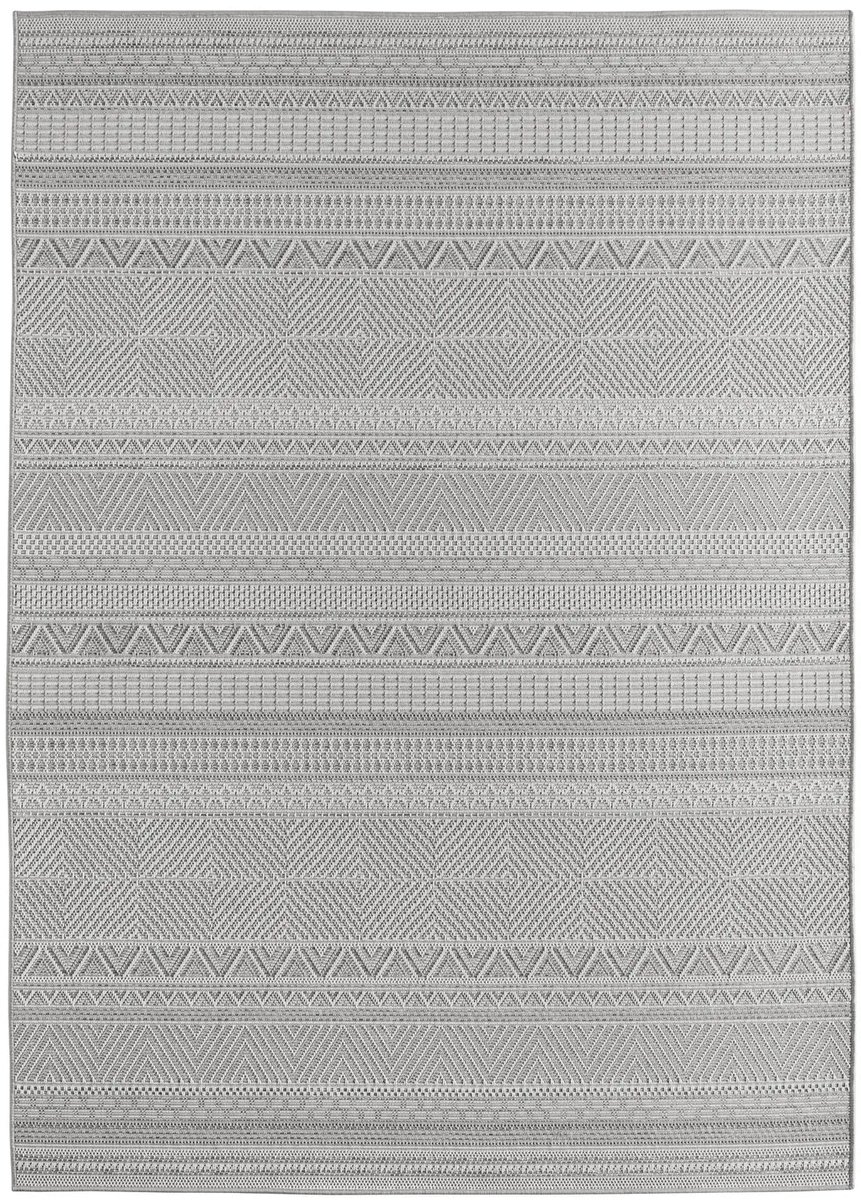 Dutch XXL Buitenkleed | Desert | Etnisch | Grijs | 80x250 cm | Buitentapijt | Tuintapijt
