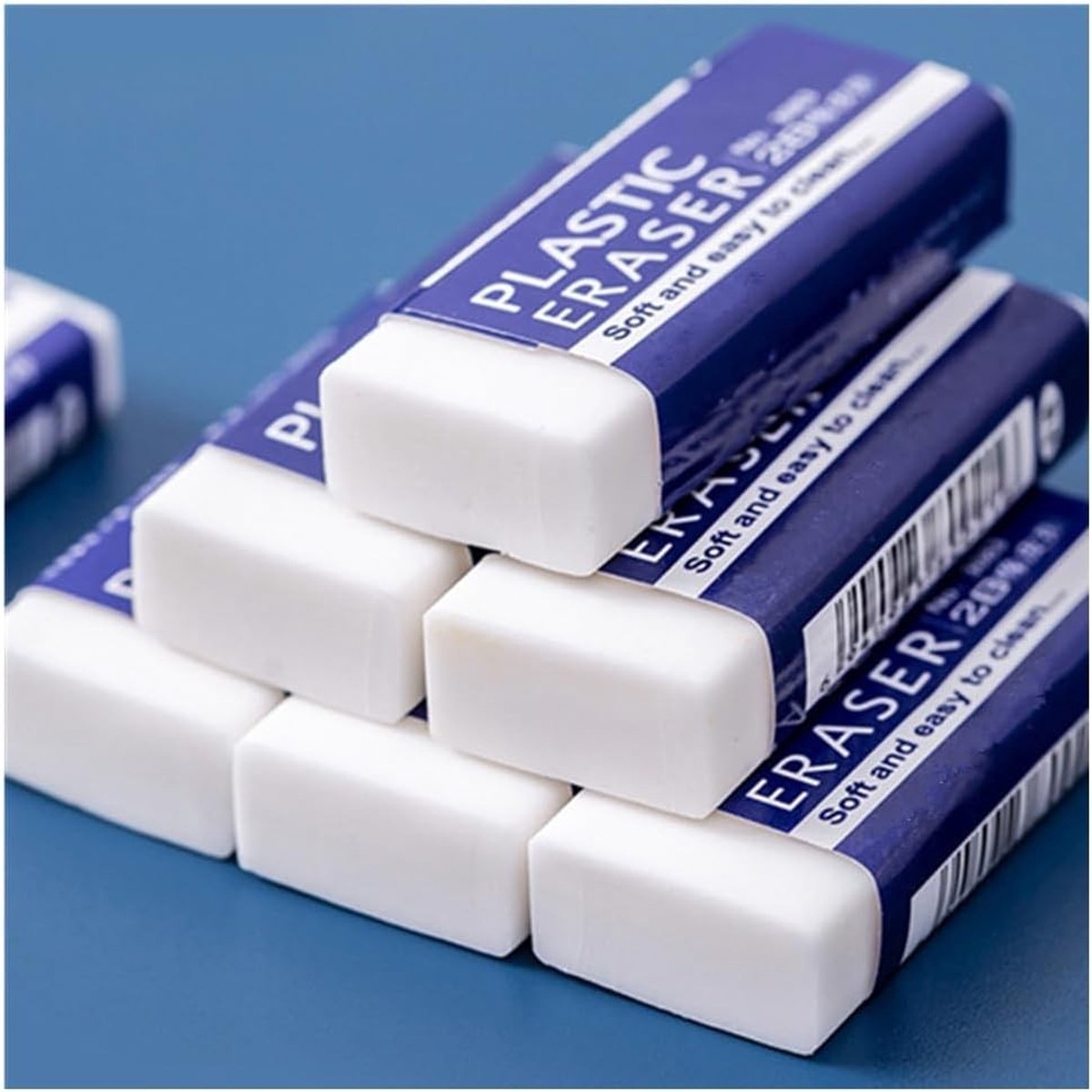 Set van 30 Zachte 2B Gum voor School, Schetsen, Kunst en Verf - Perfect voor Creatieve Projecten