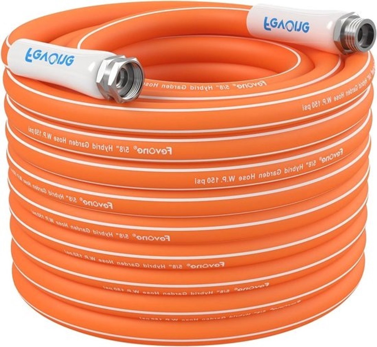 Tuinslang - Waterslang Flexibel - Tuin Besproeien - Knikvrij Hybride Materiaal - 22.9 meter - Oranje