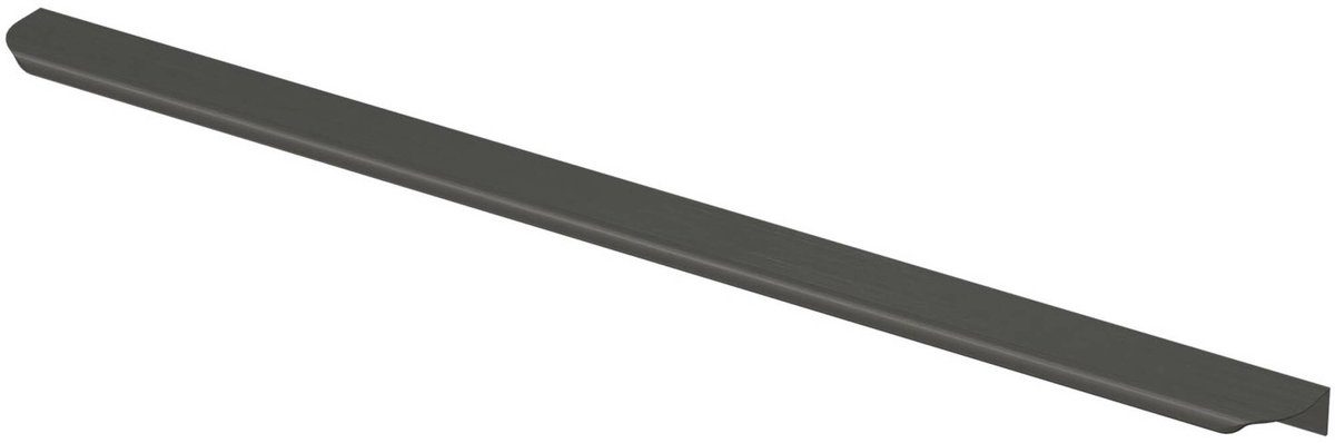 Saqu Olivo greep 60x4x0,8cm geborsteld metal black