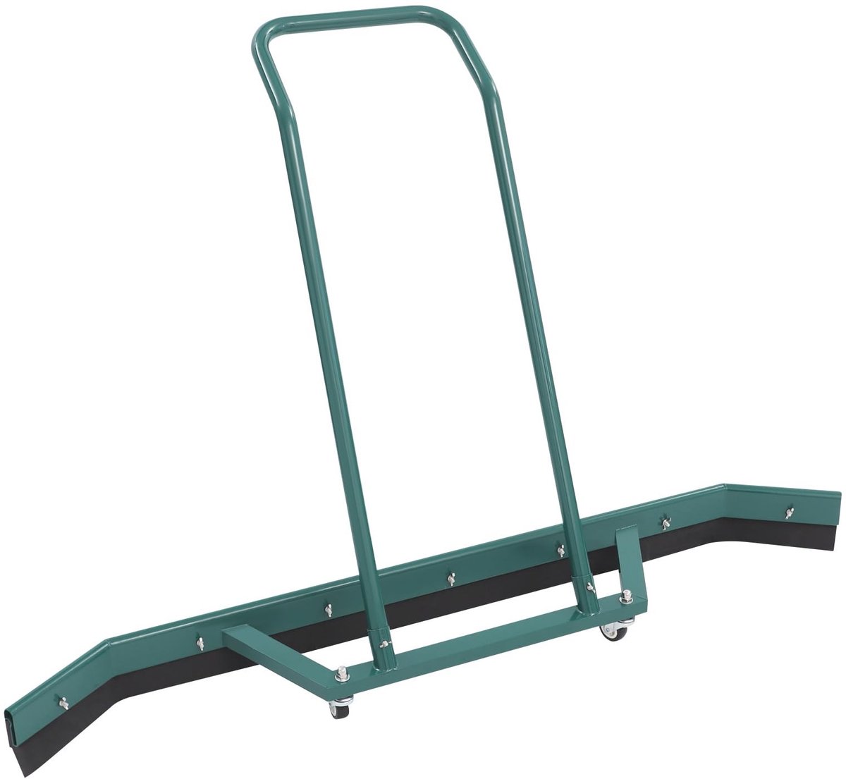 Court squeegee voor sportvloeren - Lichte aluminium wielschuiver - 150 cm breedte - Donkergroen