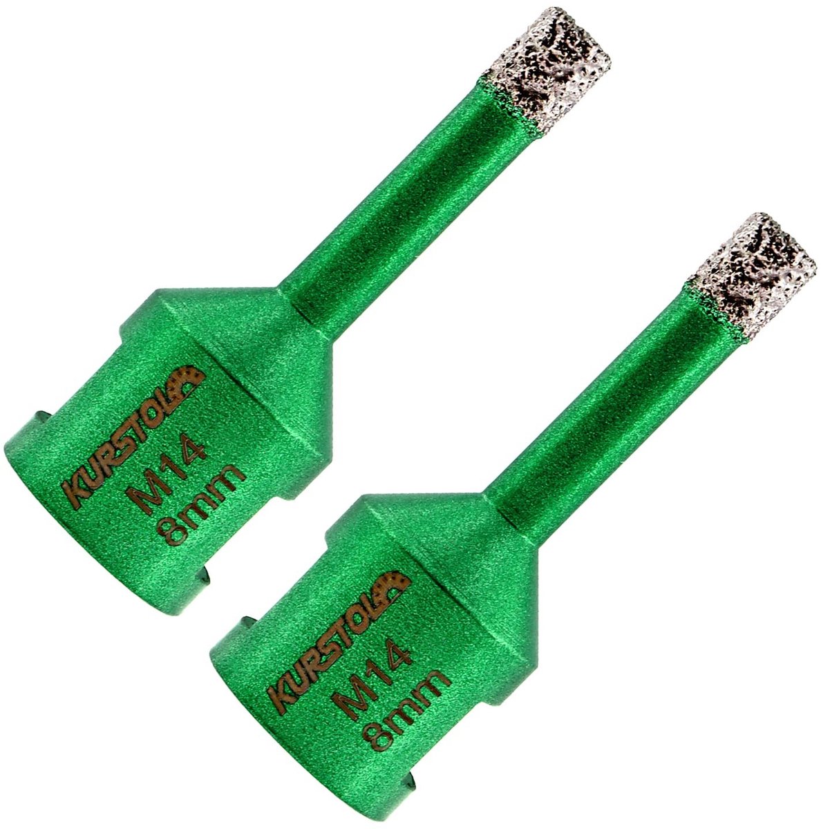 Diamantboor 8mm - Set van 2 voor keramiek en steen