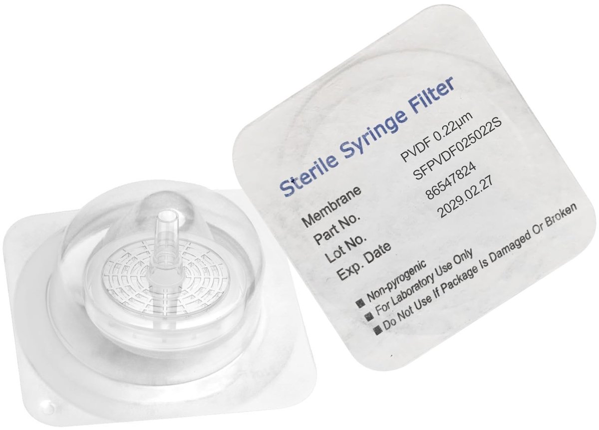 Syringe Filter 25 mm - Steriel, 0.22 µm, 10 stuks