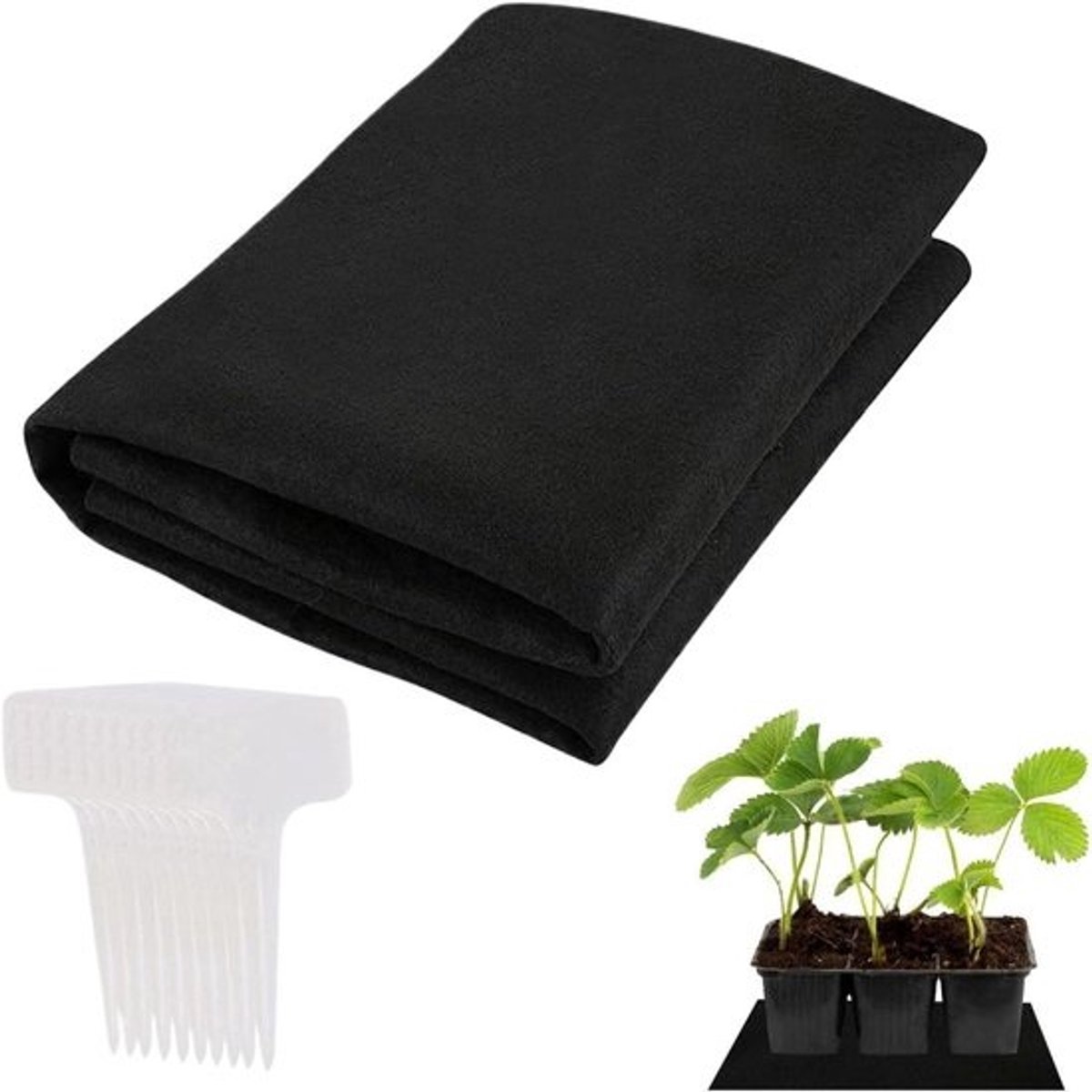 Bevloeiingsmat Capillair - Absorberend Vilt - Planten Water Geven - Gelijkmatige Vochttoevoer - 100x120 cm - Grijs