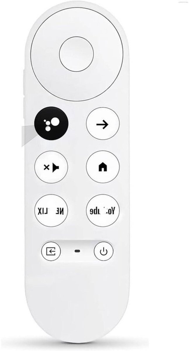 Stemafstandsbediening - Universele bediening - Tv kijken - Ingebouwde spraakbediening - Standaard formaat - Zwart