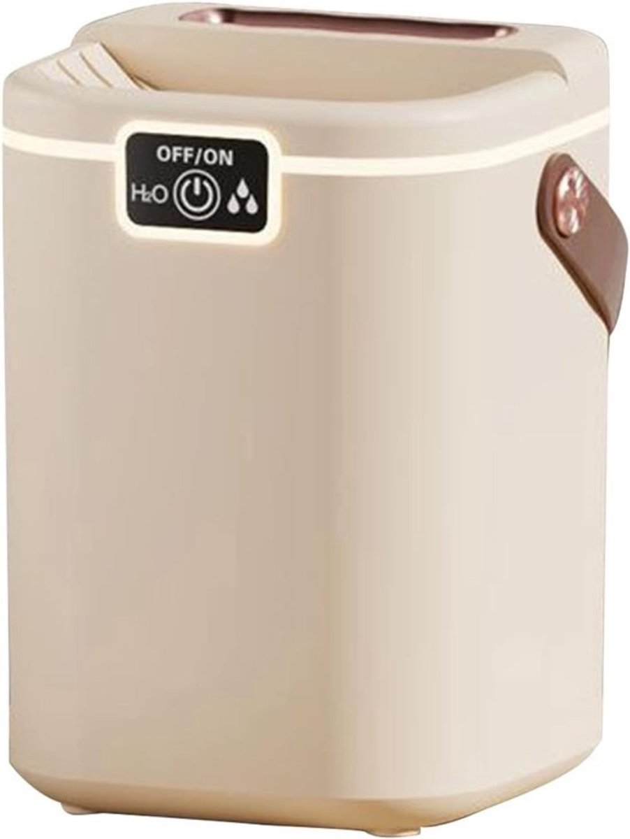 Luchtbevochtiger - Nevelverspreider - Binnenklimaat Verbeteren - 360 Roterende Mondstukken - 2 Liter Tank - Khaki