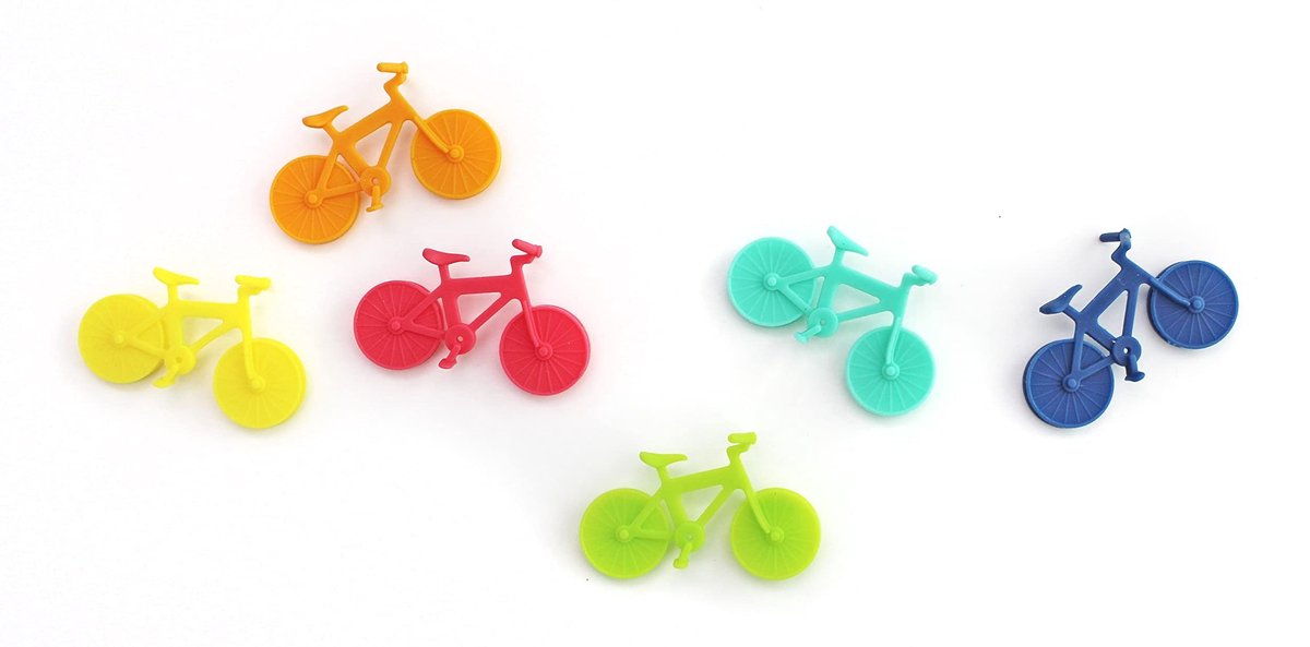 Fietsglasmarkers - Multicolor Fietsontwerp