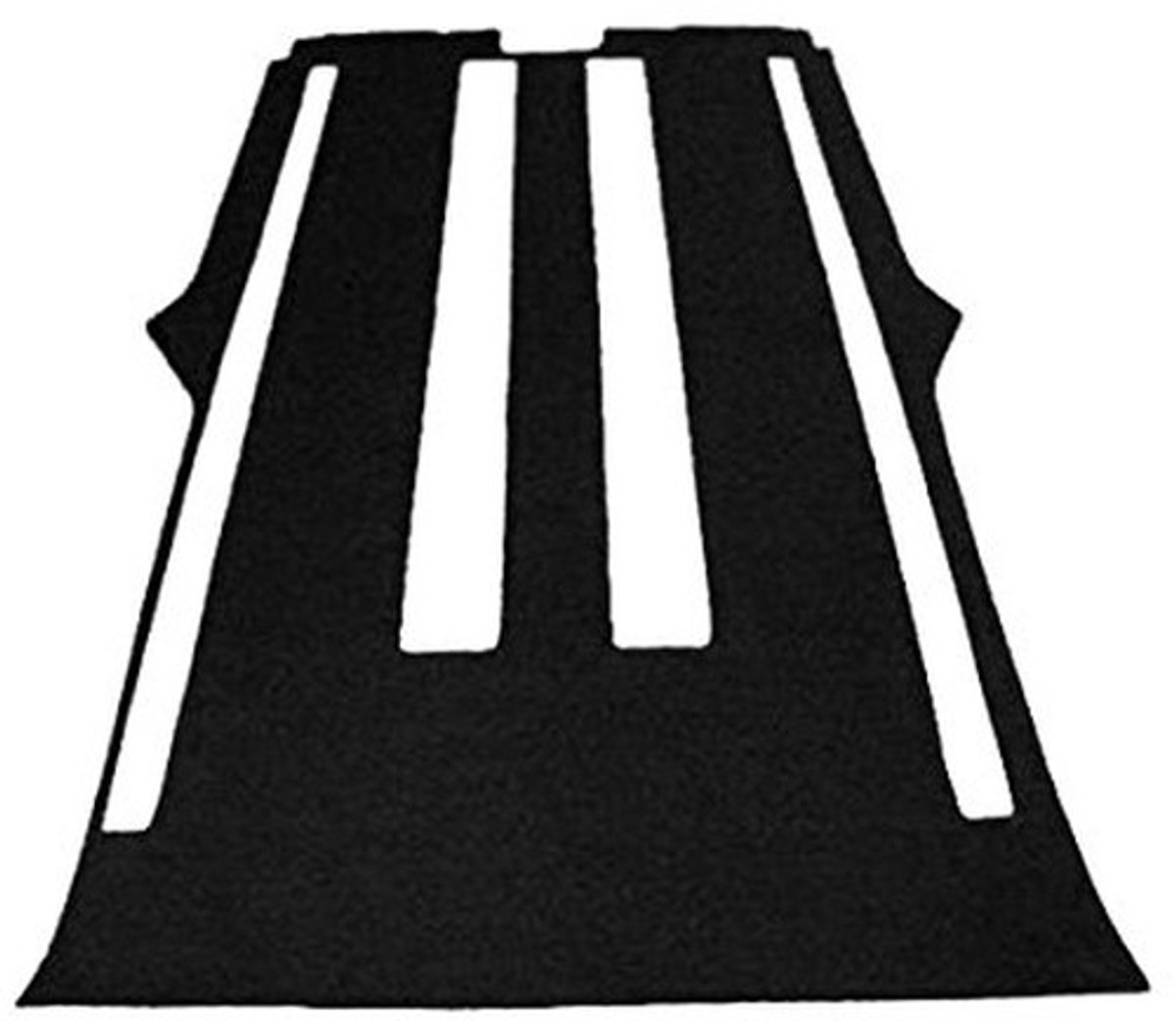 Voetmat voor Mercedes Viano Trend/Ambiente - Zwart Velours