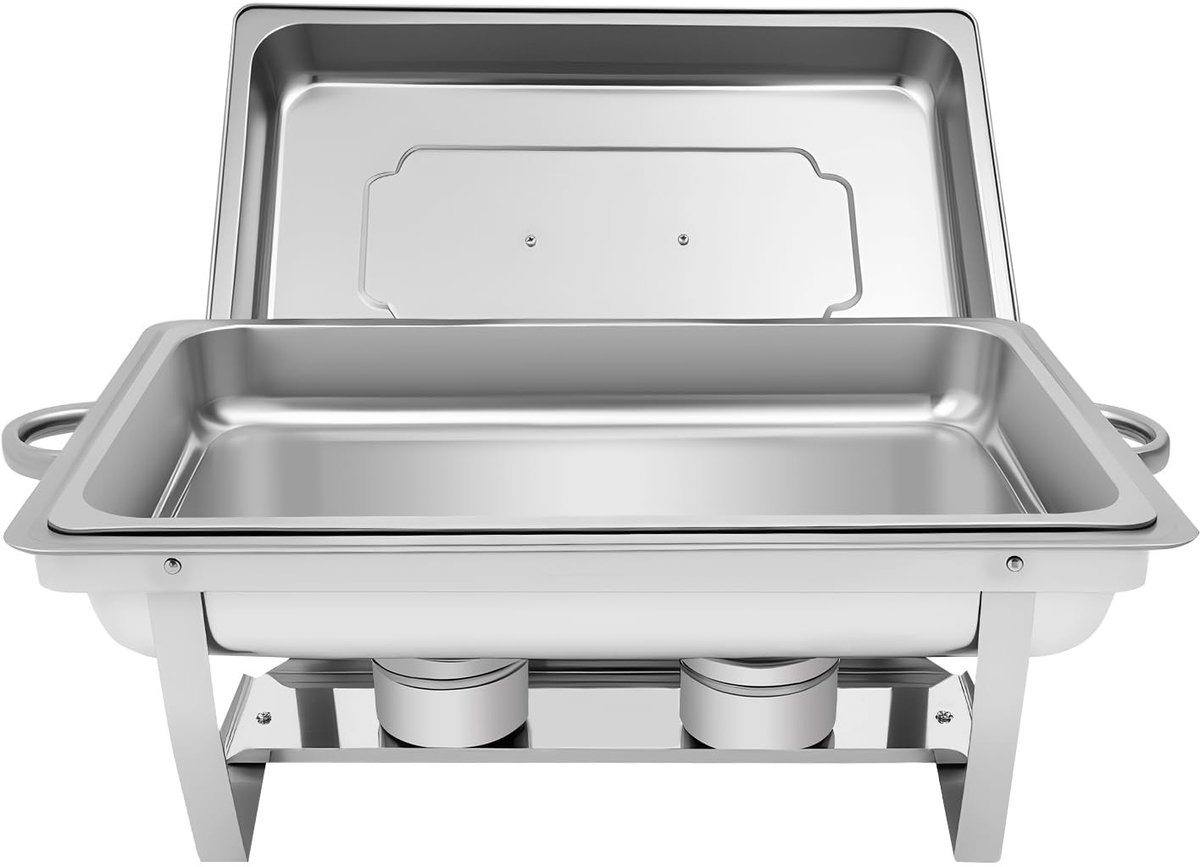 Chafing Dish Warmhoudcontainer - 9 Liter Roestvrij Staal