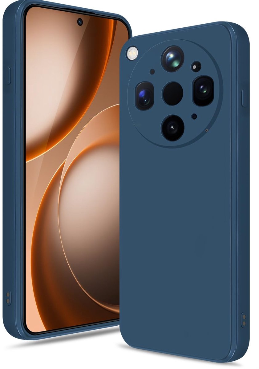 Hoesje voor Find X9 Ultra - Schokbestendige Siliconen Case - Blauw