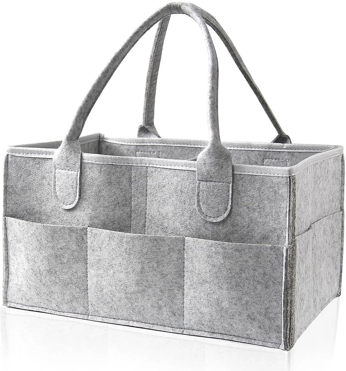 Luiertas met grote capaciteit - Grijs - 35 x 23 x 18 cm