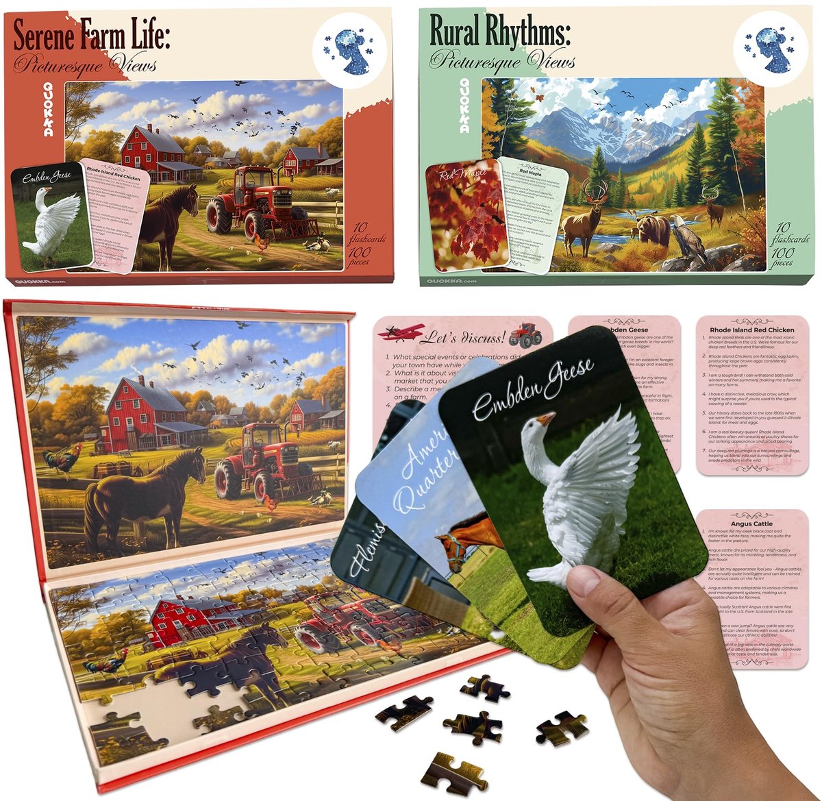 Puzzels voor Senioren - 3x100 Stukken - Activiteiten voor Dementie