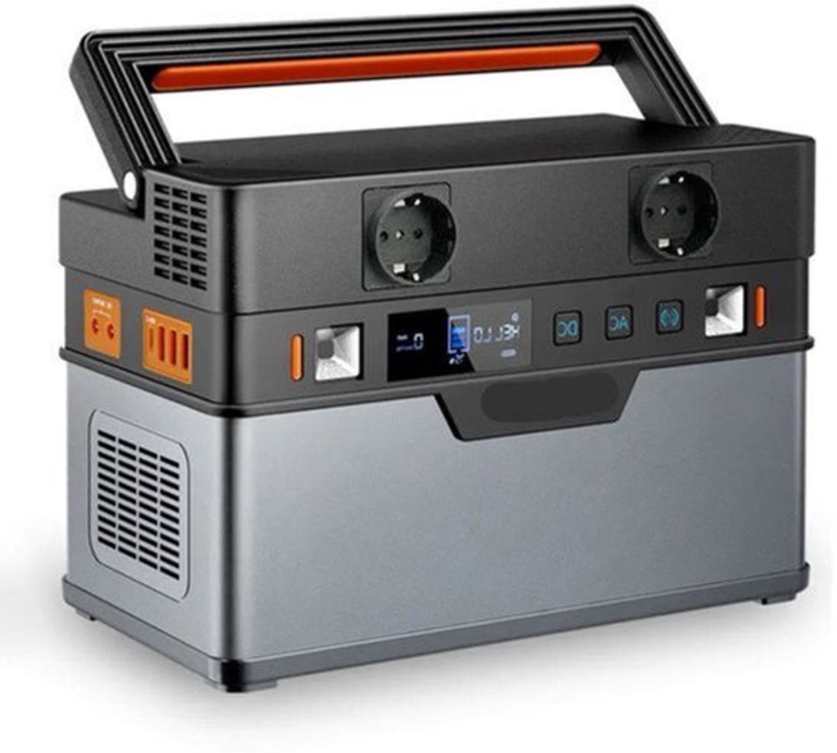 Draagbare Powerstation - Powerbank - Stroomgenerator - Generator - 700W Vermogen – 110 / 230V - Zonne-energie Compatibel – Meerdere Uitgangen – Geschikt voor Kamperen & Noodstroomvoorziening