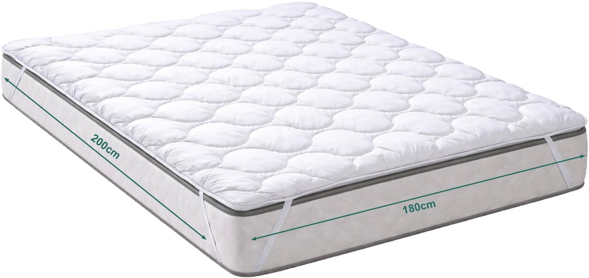 Matrasbeschermer Padded - Ademend en Wasbaar tot 95°C - 180x200 cm