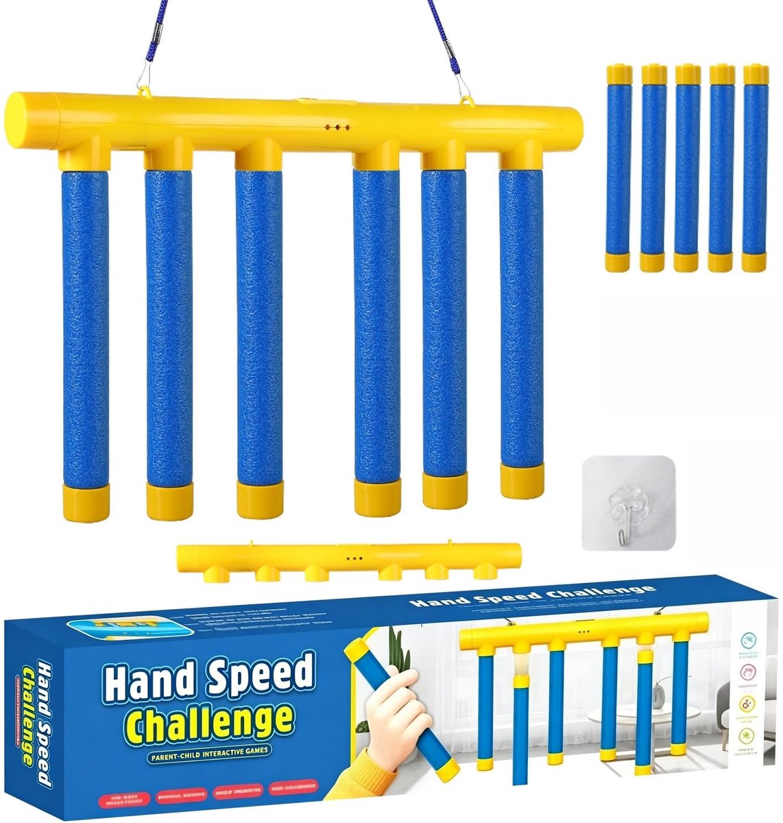 Catching Sticks Game - Hand-oogcoördinatie Spel - Verstelbare Snelheid