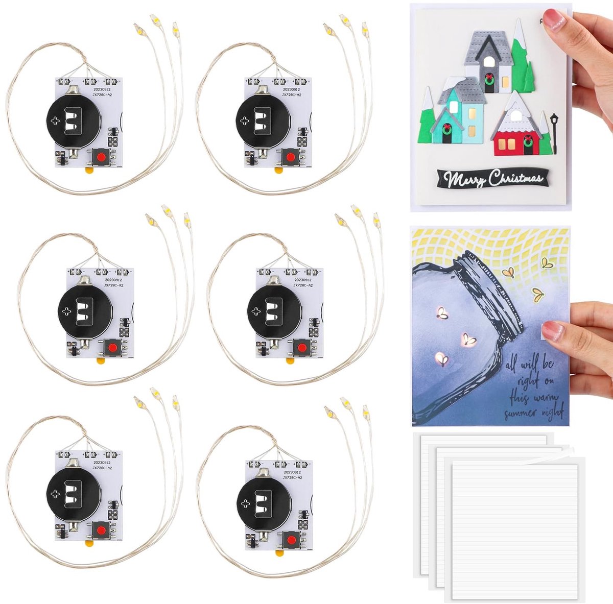 Creatieve Halogeenverlichting - Verlichte Eenheden voor Kerstkaarten en Scrapbooking