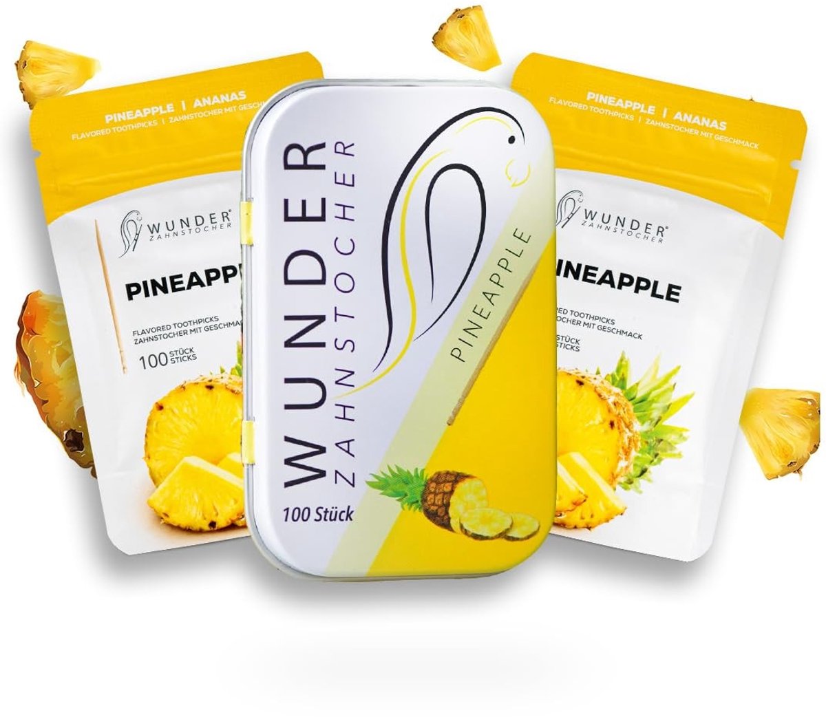 Geurende Tandenstokers Set van 3 - Vegan