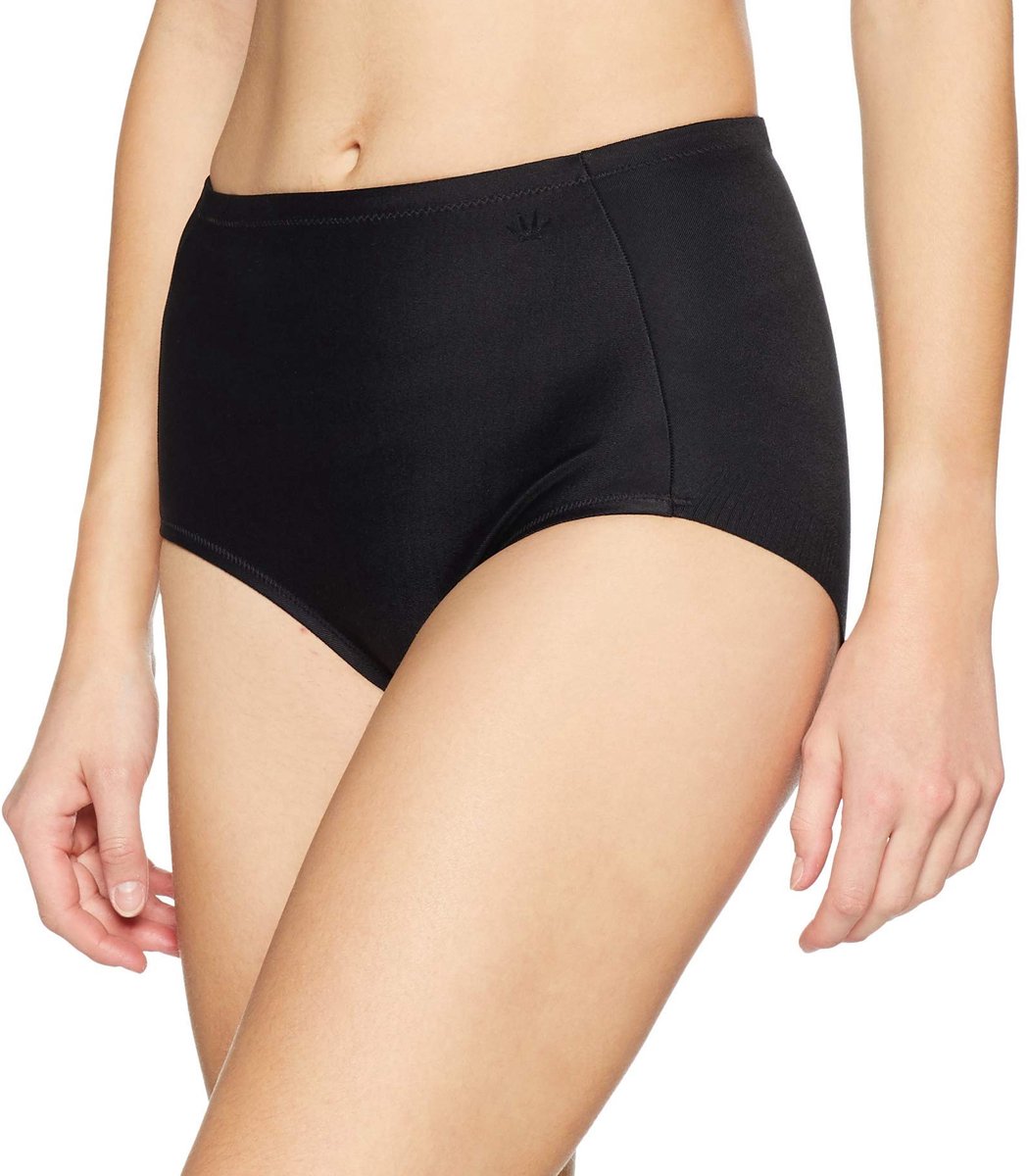Hoogwaardige Katoenen Slip met Shaping - Zwart