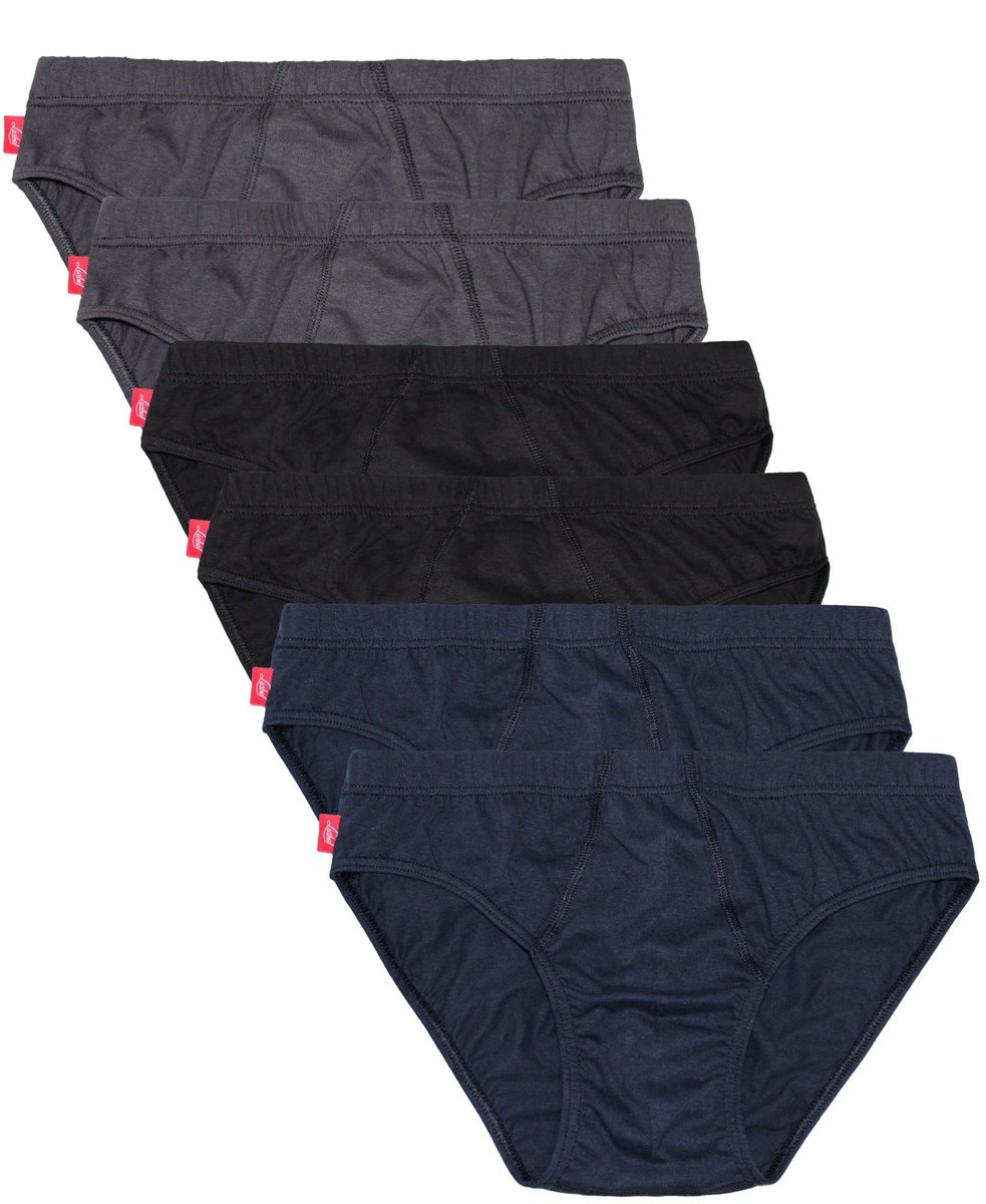 Herenboxers van 100% katoen - Verpakt per 6 stuks - Assortiment kleuren
