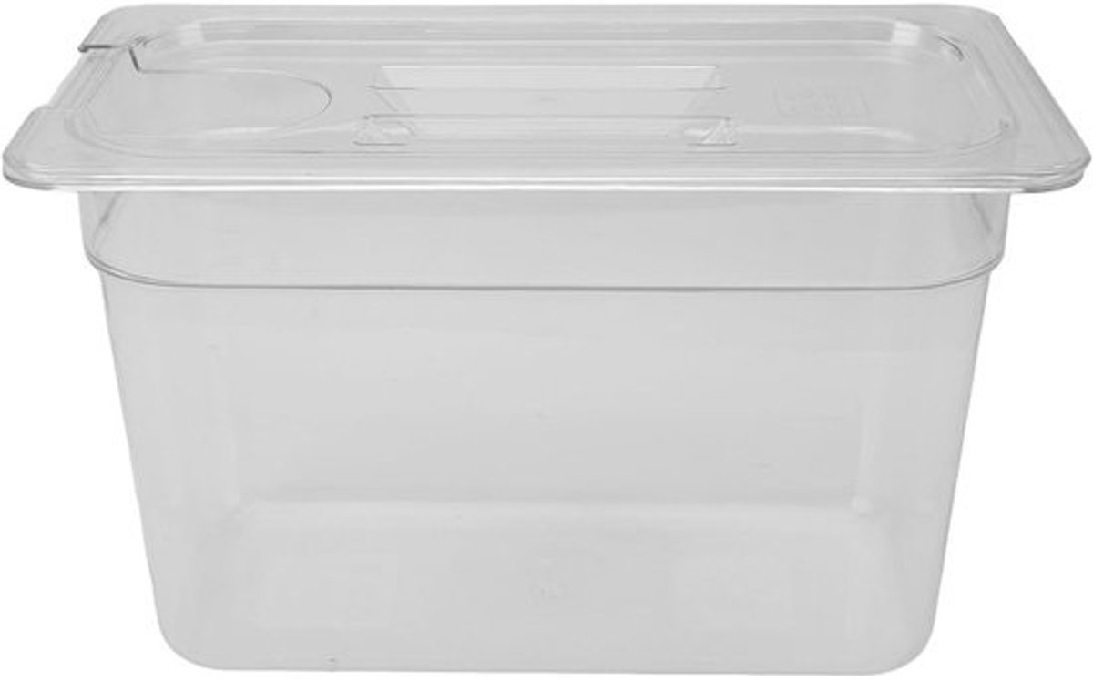 Kookcontainer - Slowcooking Bak - Lage Temperatuur Koken - Hittebestendig ABS Materiaal - 69 Liter - Transparant