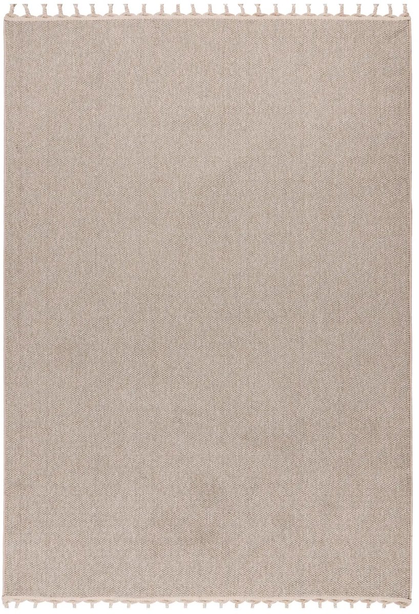 Dutch XXL Laagpolig Vloerkleed | Tapijt | Tunis | Uni | Beige | 120x170 cm