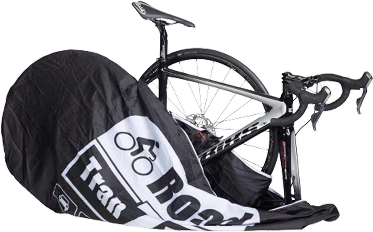 Fietstassen dubbel - Zwart - Voor 28 inch wielen - Opvouwbare Fietstransporttas - Uniseks Volwassene